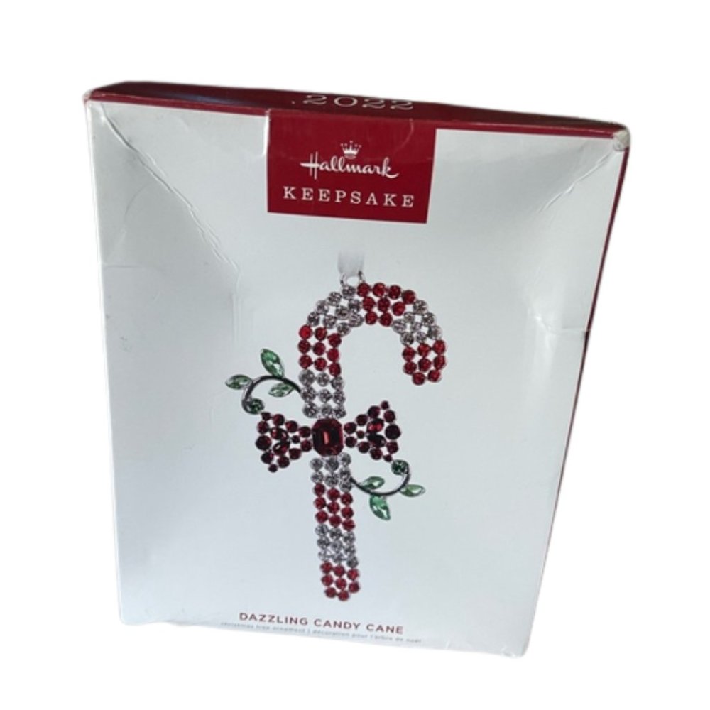 Dazzling Candy Cane Christmas Ornament Hallmark Keepsake 2022